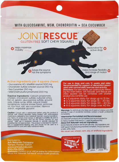 Joint Rescue Dog Chew, Chicken Flavor, Joint Supplement with Glucosamine & Chondroitin, 2 Pack